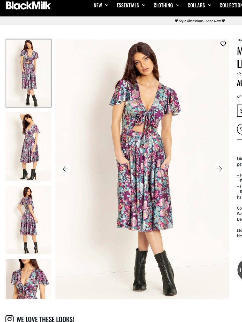 Mucha Honeysuckle Rio Midi Dress
